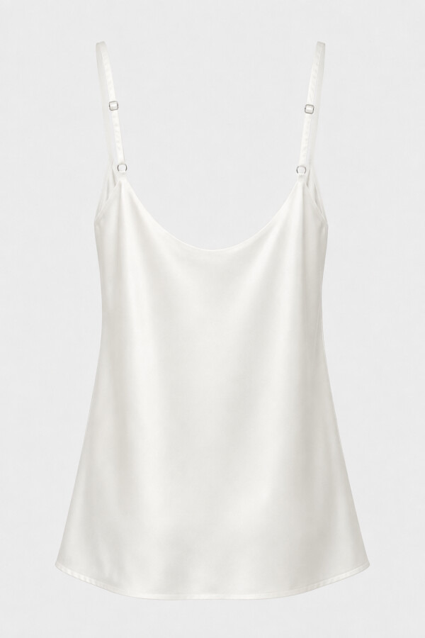 Amelie Top Satin White