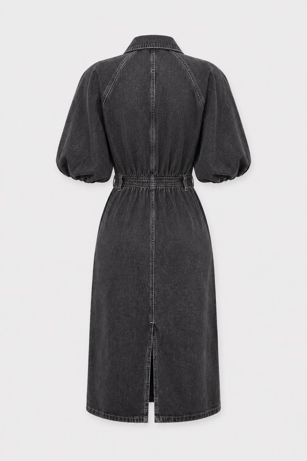 Alice Denim Dress Black