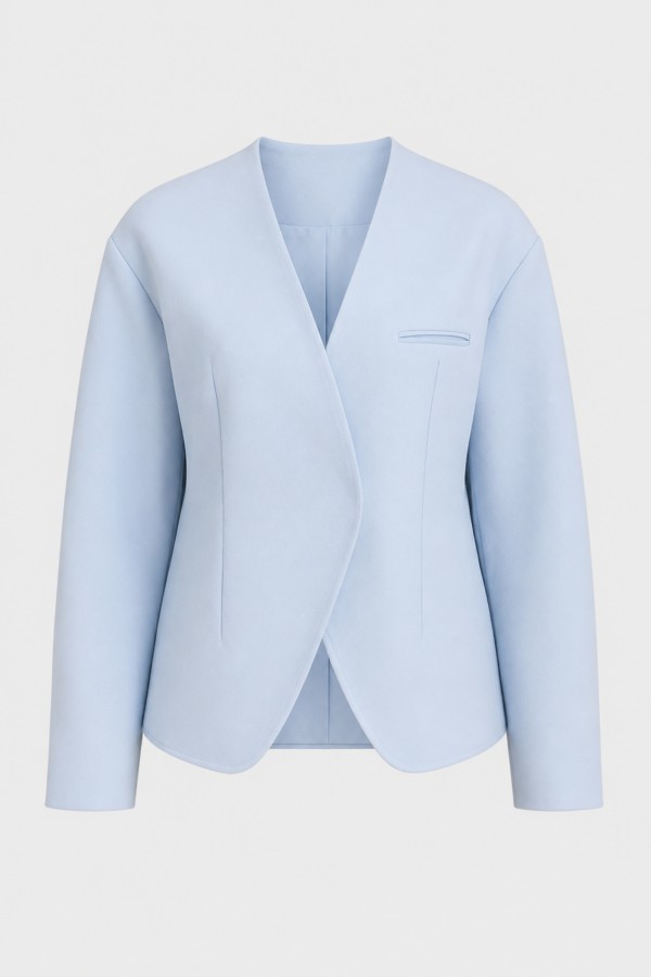 Magdalene Marynarka Oversize Blue