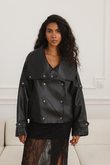 8845 Kurtka Oversize Ze...