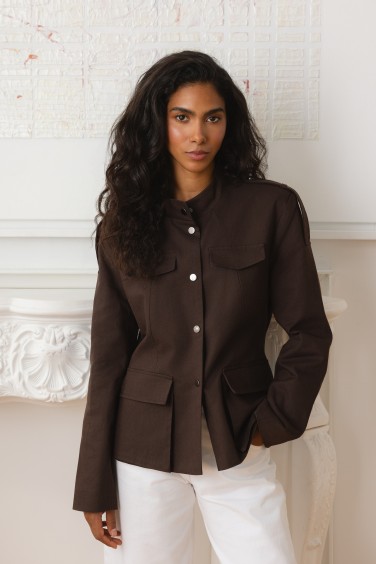 Catrine Jacket With Pockets...