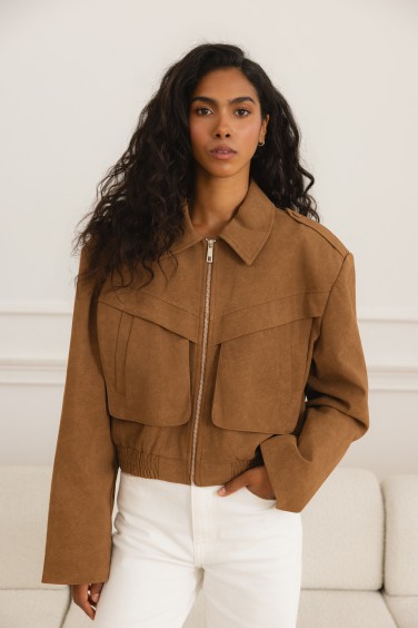 Siena Jacket Bomber Suede...
