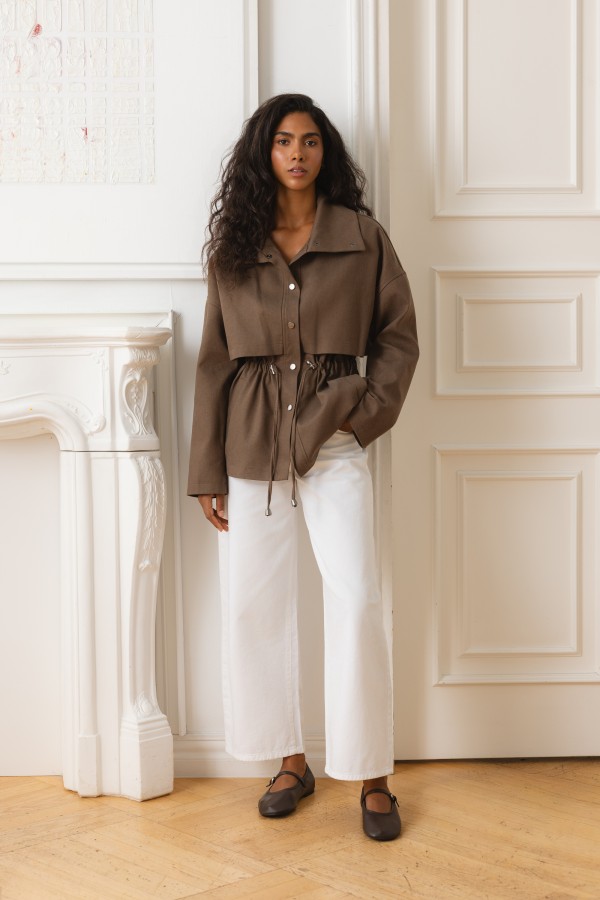 Elizabeth Jacket Fit Adjustable Mocha