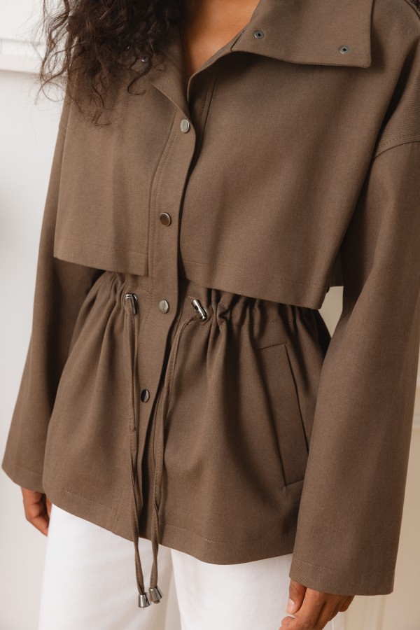 Elizabeth Jacket Fit Adjustable Mocha