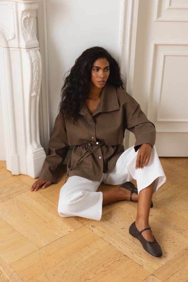 Elizabeth Jacket Fit Adjustable Mocha