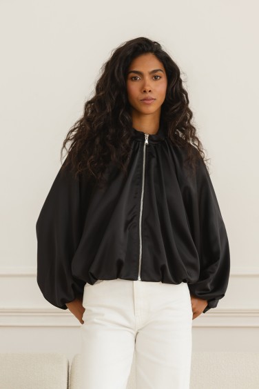 Nadia Jacket Satin Bomber...