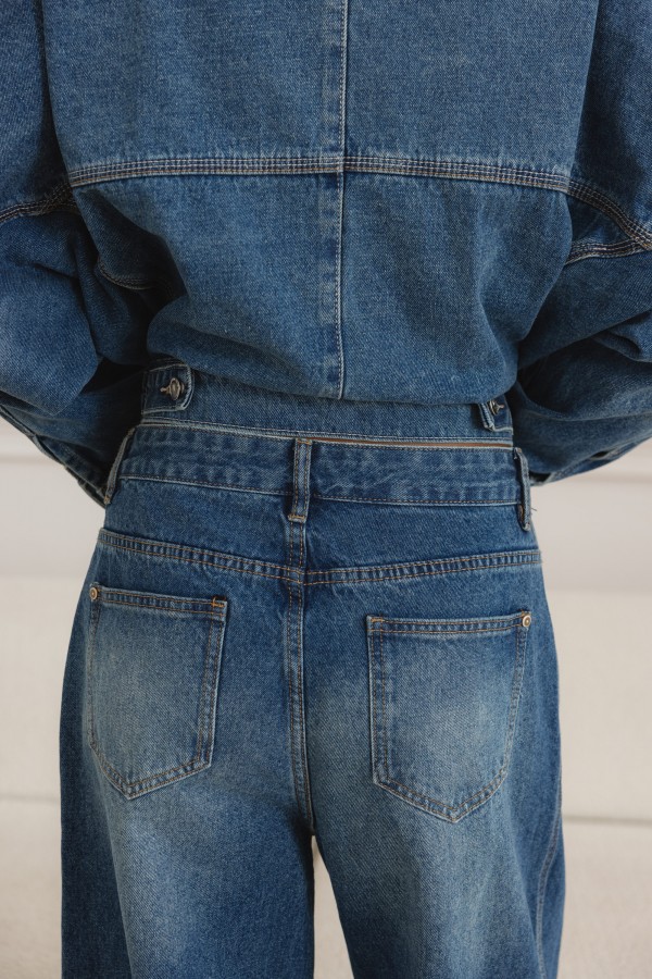 YH1041 Jeans BarrelBlue