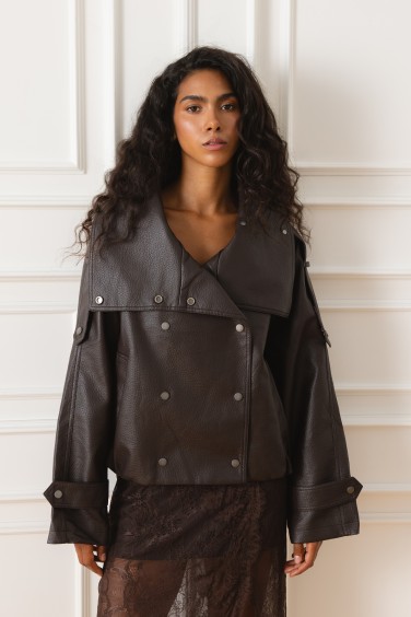 8845 Kurtka Oversize Ze...
