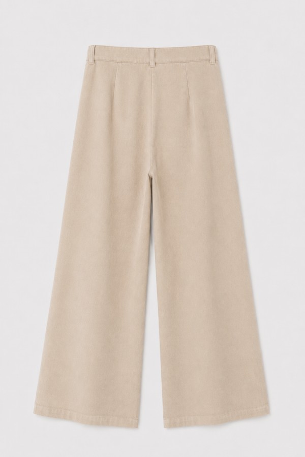 Eden Soft Touch Wide Leg Pants Beige