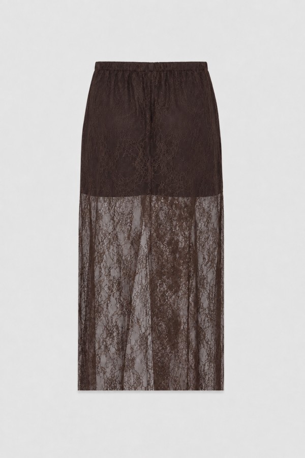 Giselle Skirt Lace Brown