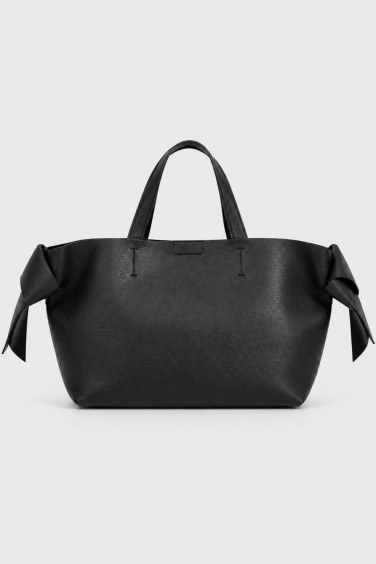 Leather Soft Shopper Bag...