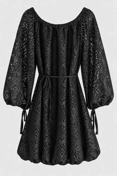 Amara Dress Openwork with...