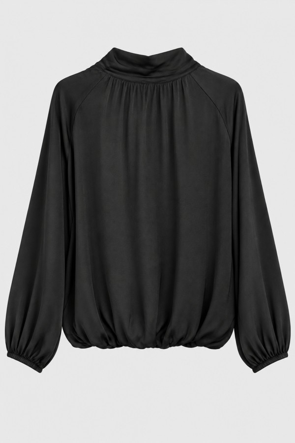 Sophie Blouse Tie-Front Black