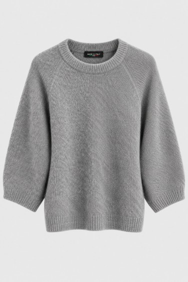 Vito Baby Alpaca Sweater Grey