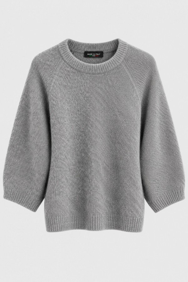 Vito Sweter Z Baby Alpaki Grey