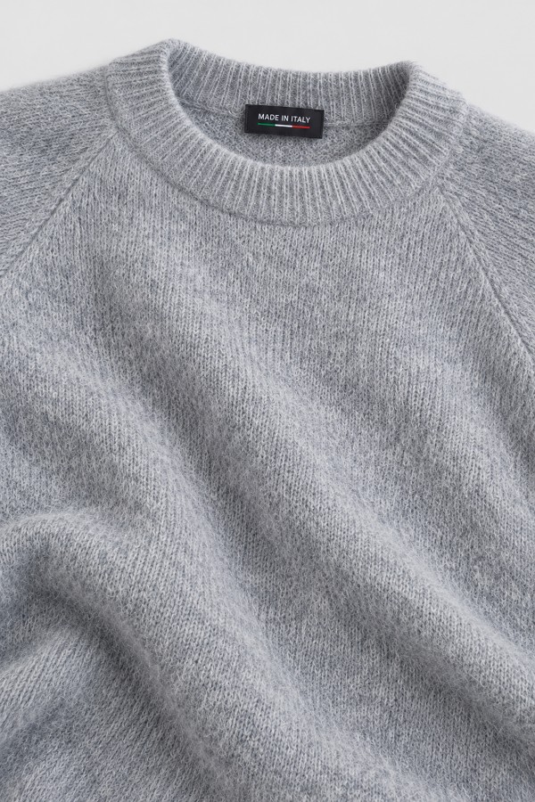 Vito Sweter Z Baby Alpaki Grey