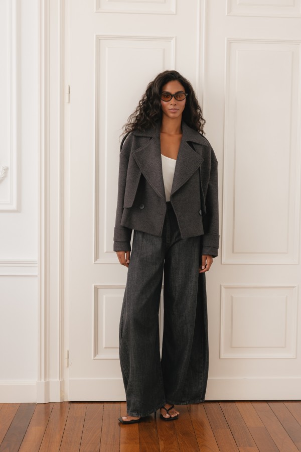 P314 Jeans Wide Leg Graphite