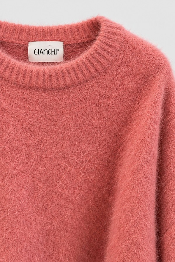 Nolan Sweater Angora-Blend Pink