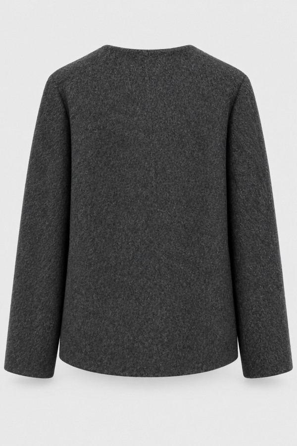 SY758 Jacket Wool and Cashmere Graphite