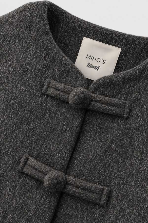 SY758 Jacket Wool and Cashmere Graphite