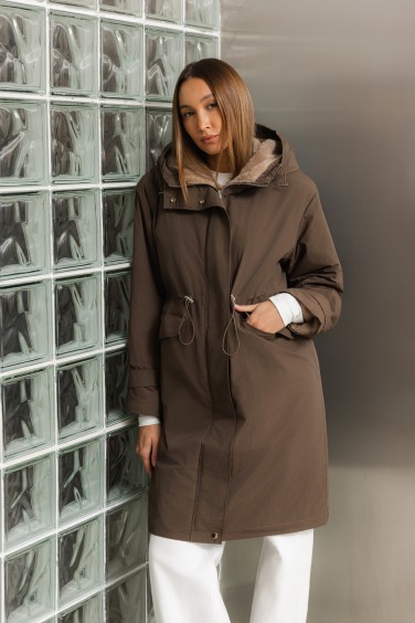 8396 Parka Hooded Khaki